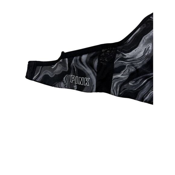 PINK Active Camo Mesh Sports Bra Criss Cross Back EUC - Picture 6 of 9